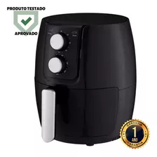 Fritadeira Elétrica Air Frayer Sem Óleo Air Fryer 3,6 Litros Cor Preto 220v