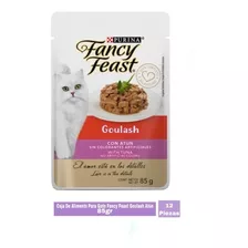 Caja De Alimento Para Gato Fancy Feast Goulash Atún 12 Pz