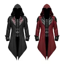 Jaqueta Com Capuz Em Estilo Gótico Assassin Creed Steampunk