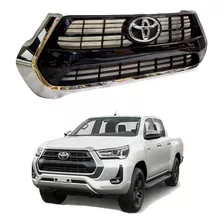 Parrilla Central Toyota Hilux 2021 2022 2023 Sin Logo