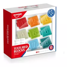 Cubos Bloques Apilables Texturizados Montessori Bebé-niños
