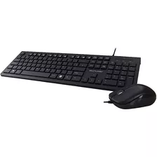 Kit Teclado E Mouse C/ Fio Usb Multimídia Tc240 Multilaser