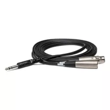 Cable De Inserción Hosa Src-203, En Trs A Xlr3m Y Xlr3f, 3 M