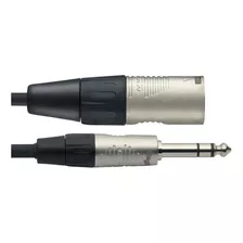 Cable Stagg Nac3psxmr Xlr Canon Macho A Plug Macho Stereo De 3 Metros De Largo