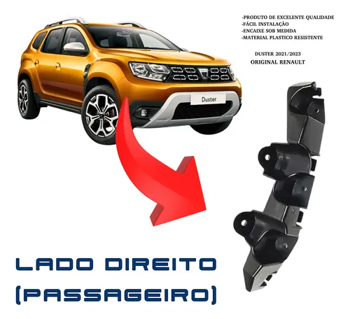 Suporte Guia Parachoque Dianteiro Renault Duster 21 22 2023 2