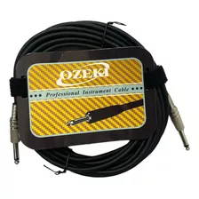 Cable De Linea Ozeki Para Instrumento 6 Metros Nyg-ic001-bk