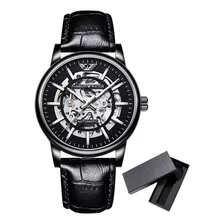 Reloj Mecánico Luminoso Troye 8386 Skeleton Para Hombre