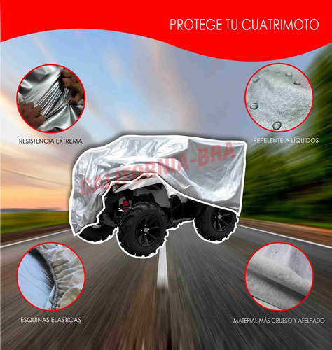 Funda Cubierta Lona Moto Cubre Honda Trx680 Fa Foto 4