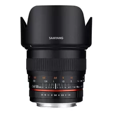 Lente Samyang Sy50m-c Ef Para Canon Eos Ef Digital Slr