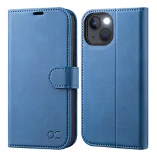 Funda Ocase Para iPhone 14 Plus Wallet Light Blue