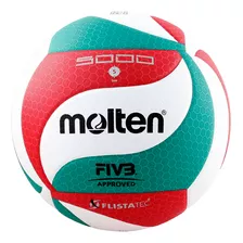 Balon Voleibol Molten V5m5000 Flistatec Original Blanco/verde/rojo