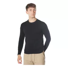 Sweater Hombre Liso Cuello Redondo Hilo Algodon A6