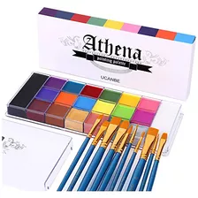 Face Paint Set-athena Painting Palette, 10 Professional...