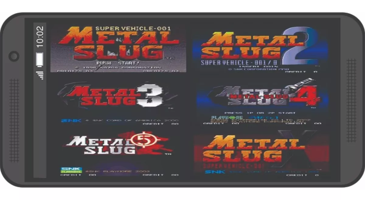 Metal Slug 1 Al 5 + 200 Juegos Neogeo Para Android Y Pc