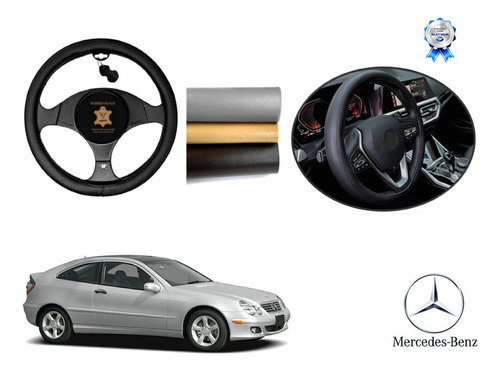 Tapetes Logo Mercedes + Cubre Volante C200 Kompressor 00a07 Foto 3