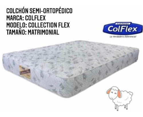 Colchón Matrimonial Colflex Modelo Collection Flex