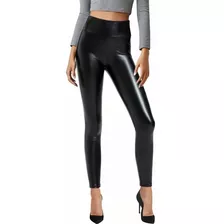 Leggins Tipo Vinipiel Negro Vinypiel Vini Piel Mayoreo