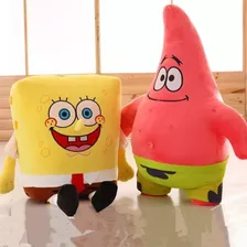 Pelúcias Bob Esponja E Patrick 23cm Pronta Entrega