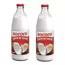 Leite De Coco - Sococo 500ml Vidro Sobremesa Culinária 2un