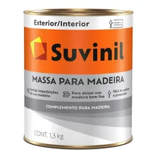 Massa Para Madeira - Exteriores E Interiores - Suvinil 1,3kg