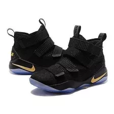 Nike Lebron Soldier 9 Negro Dorado Unica Piezas Liquidacion 