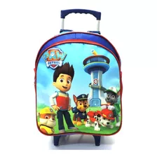 Mochila Patrulha Canina Rodinhas Tam M Paw Patrol Boleto F5