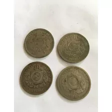 Série 100 Réis 1881 A 1889 (nove Moedas) Rf 141