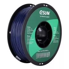 Filamento Esun Pla+ 1.75mm Impresora 3d Color Azul Oscuro