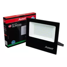 Refletor Led Slim 50w Verde Bivolt Avant