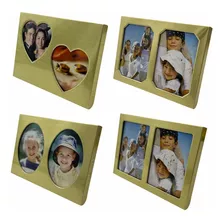 Portaretrato Multiple Metal Vidrio 11x8 Cm Hermosos Premium