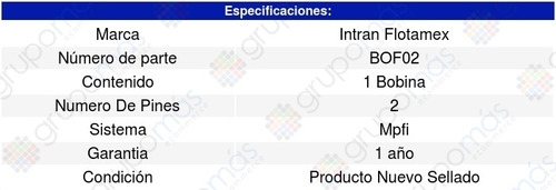 Bobina Ignicin Mercury Ln7 1.6l L4 82-83 Intran Foto 3