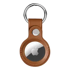 Capa De Couro Genuíno Para Apple Air Tag Chaveiro Airtag