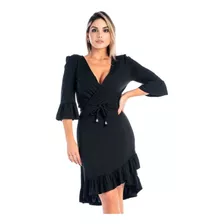 Vestido Feminino Midi Rodadinho Godê Social Festa Balada