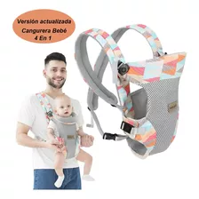 Mochila Cangurera Portabebés Ergonimica De 0-36 Meses