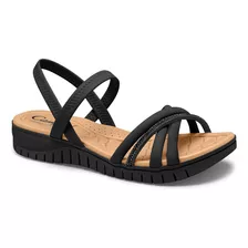 Sandália Flatform Com Brilho Feminina Campesí - L9525