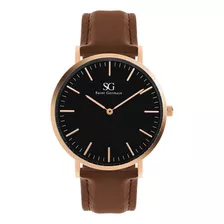 Relógio Saint Germain Bronx Black Rosé Gold 40mm