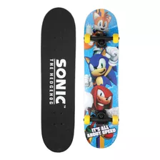 Sonic The Hedgehog Monopatín De 31 Pulgadas, Tabla De Skate