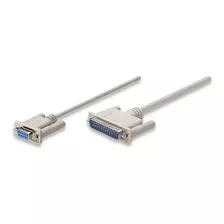 Cable Null Modem Manhattan Db9 H - Db25 M 1.8m 314770