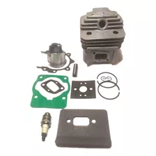 Kit Cilindro Juntas Vela Roçadeira Vulcan 52cc Vr520h 