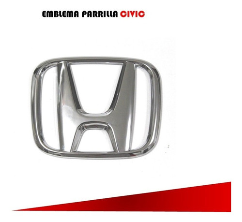 Emblema Para Parrilla Honda Civic 2013-2015 Sedan Foto 4