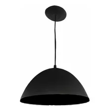 Colgante Pvc Negro C-122 Campana Ferrolux Iluminacion Techo