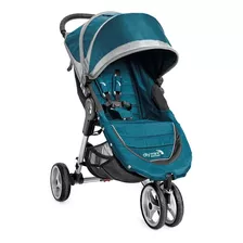 Carriola Para Correr Baby Jogger City Mini Teal/gray Con Chasis Color Plateado