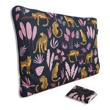 Funda Notebook Netbook Tablet Diseño Animal Print Acolchada
