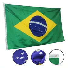 Bandeira Do Brasil Grande Com Ilhós P/ Mastro - Manifestação
