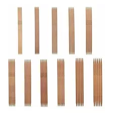 Hilitand 55pcs-set Knitting Needles Kit Carbonized Bamboo Do