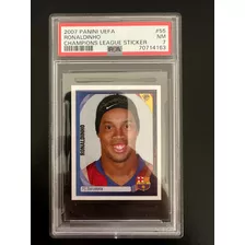 2007 Ronaldinho Panini Champions League Figurinha Psa 7