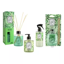 Kit Giorno Bamboo Difusor, Sabonete, Aromatizador