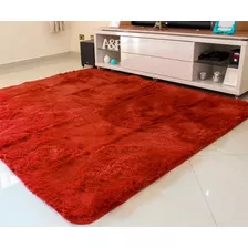 Tapete Carpete 2,00x2,50 Felpudo Sala Shaggy Rafatex Luxo