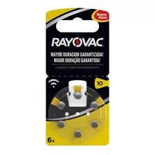 Bateria Auditiva Rayovac #10 X 6und