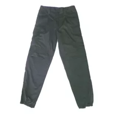 Pantalon Bombacha 6 Bolsillos Rip Stop Antidesgar Negro/azul